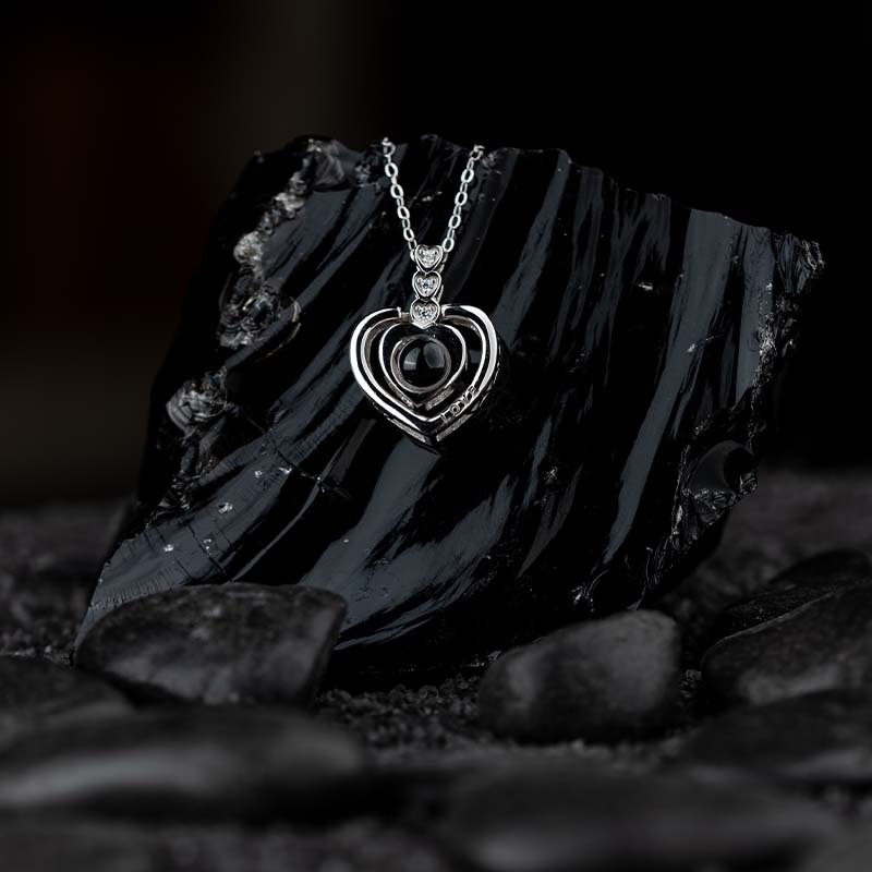 Collier en Argent "Je t'aime" en 100 Langues
