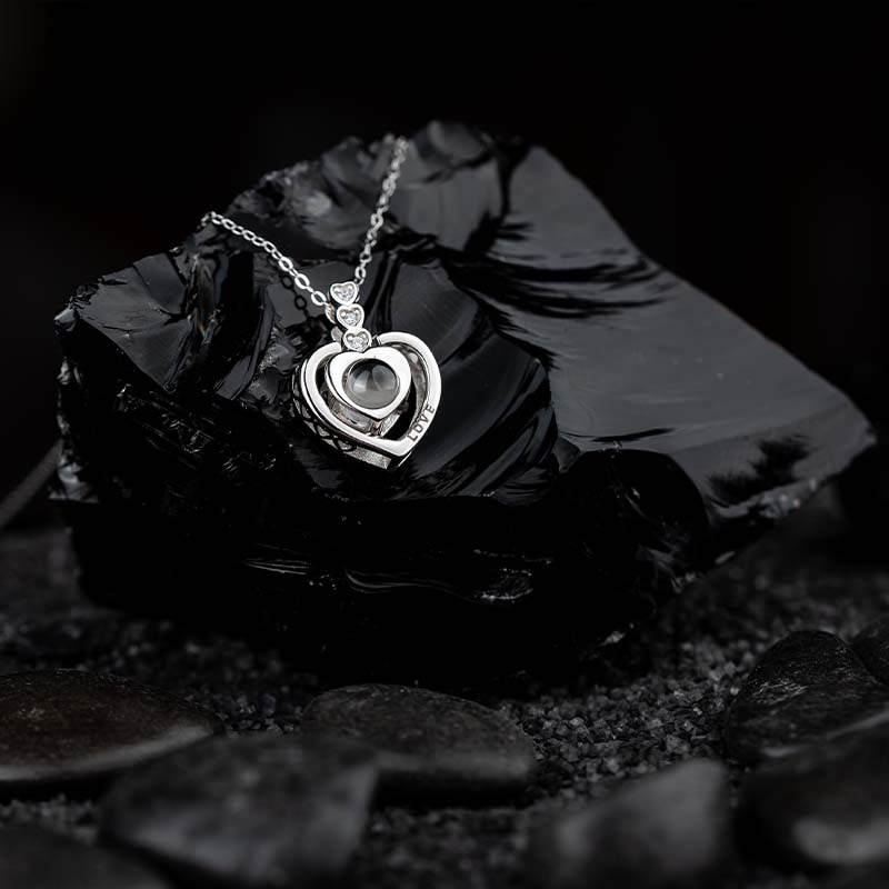 Collier en Argent "Je t'aime" en 100 Langues