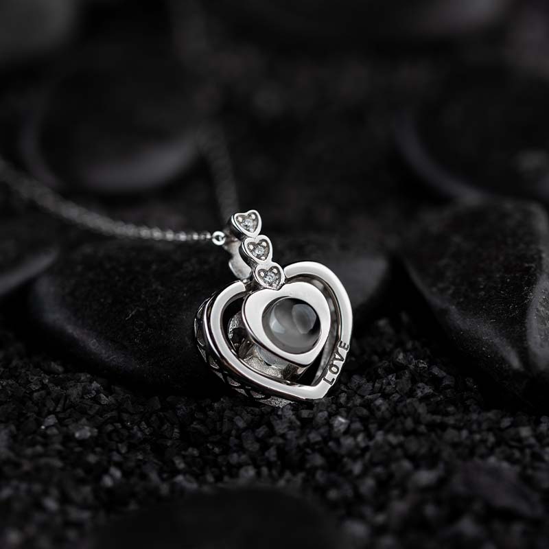 Collier en Argent "Je t'aime" en 100 Langues